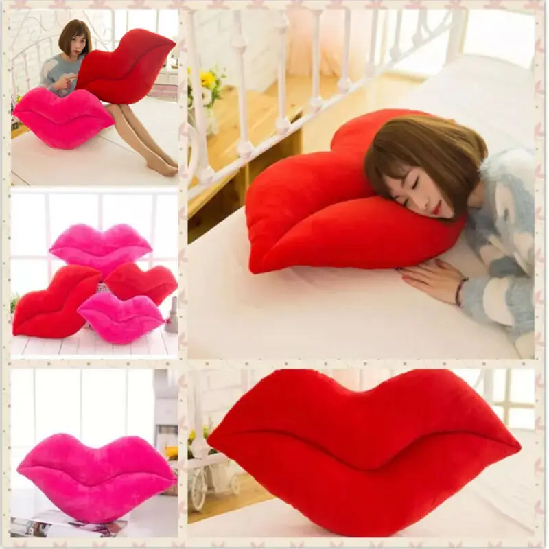 

Sexy Lip Shaped Plush Pillow /Cushion Valentines Day Gifts Love Decorations