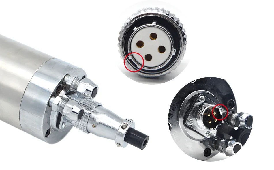 Водяное охлаждение шпинделя GDZ-65-800A 800W 220V 5A ER11 Длина 195 мм Dia.65mm
