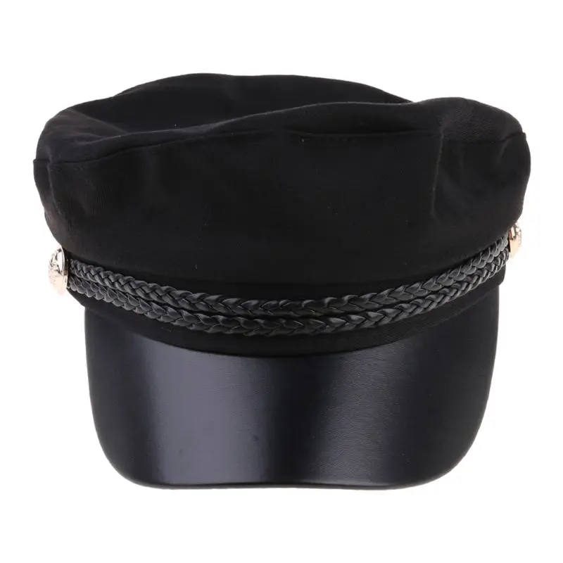 

Captain's Yacht Sailors Hat Snapback Adjustable Sea Cap Navy Costume Accessory