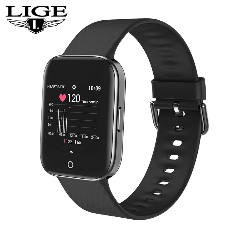 Новые смарт часы для мужчин и женщин мониторинг сердечного ритма кровяного