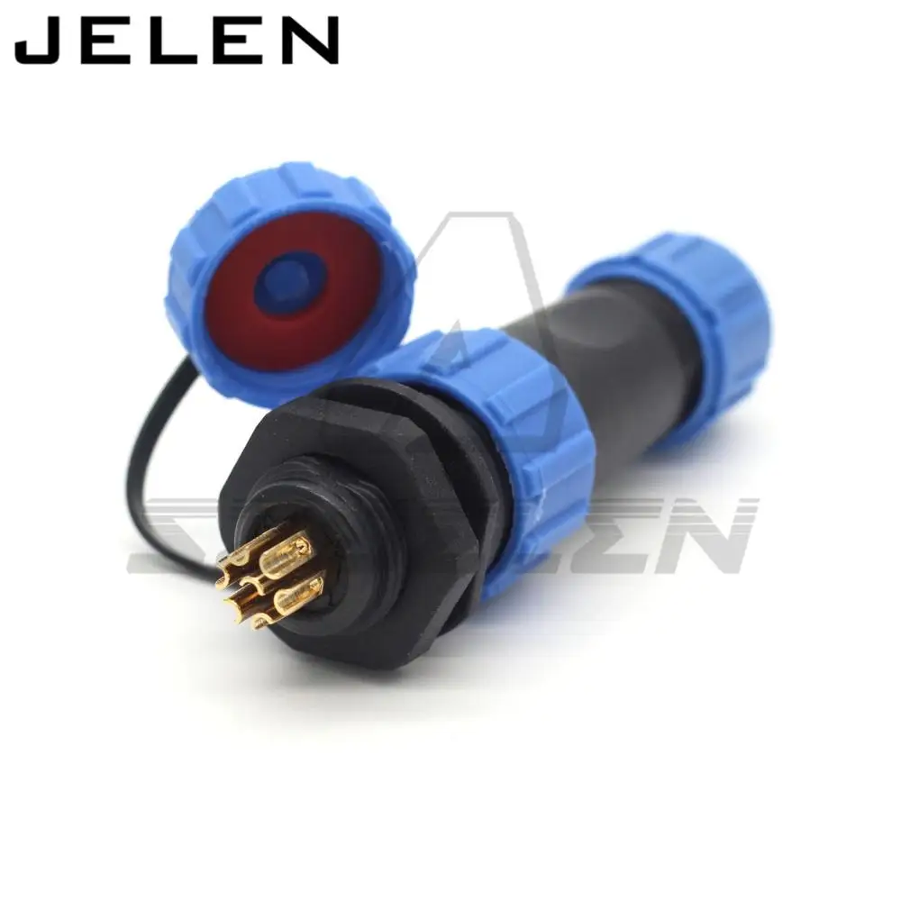 SP13 водонепроницаемый и пылезащищенный авиационный кабель 7pin разъем IP68 + реальное