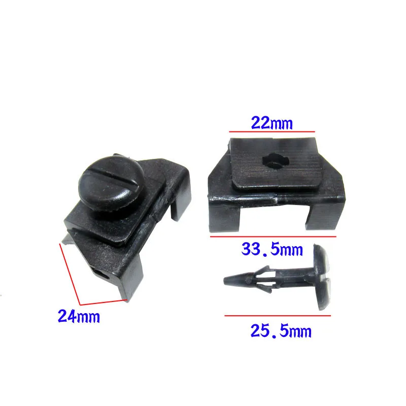 2PCS Auto fender clips snap for Toyota Highlander Reiz Camry Crown Corolla plastic fasteners | Автомобили и мотоциклы