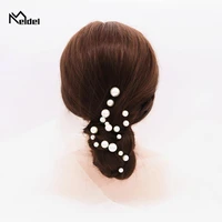 bridal headdress hair pin 18 pearl hairpin u shaped mix and match pearl pin ladies hair accessories u shaped daily jewelry