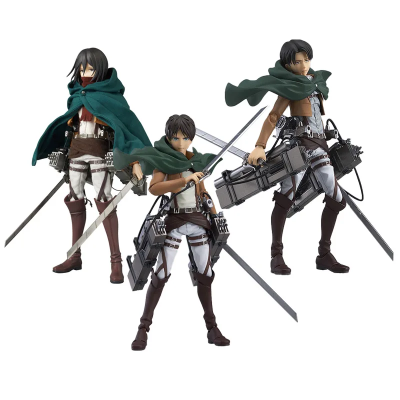 

Figuras Anime Attack on Titan Anime Figure Artfx J Action Figure 213#Figure 417# 375# 207# Eren Yeager 390# Figurine Toys