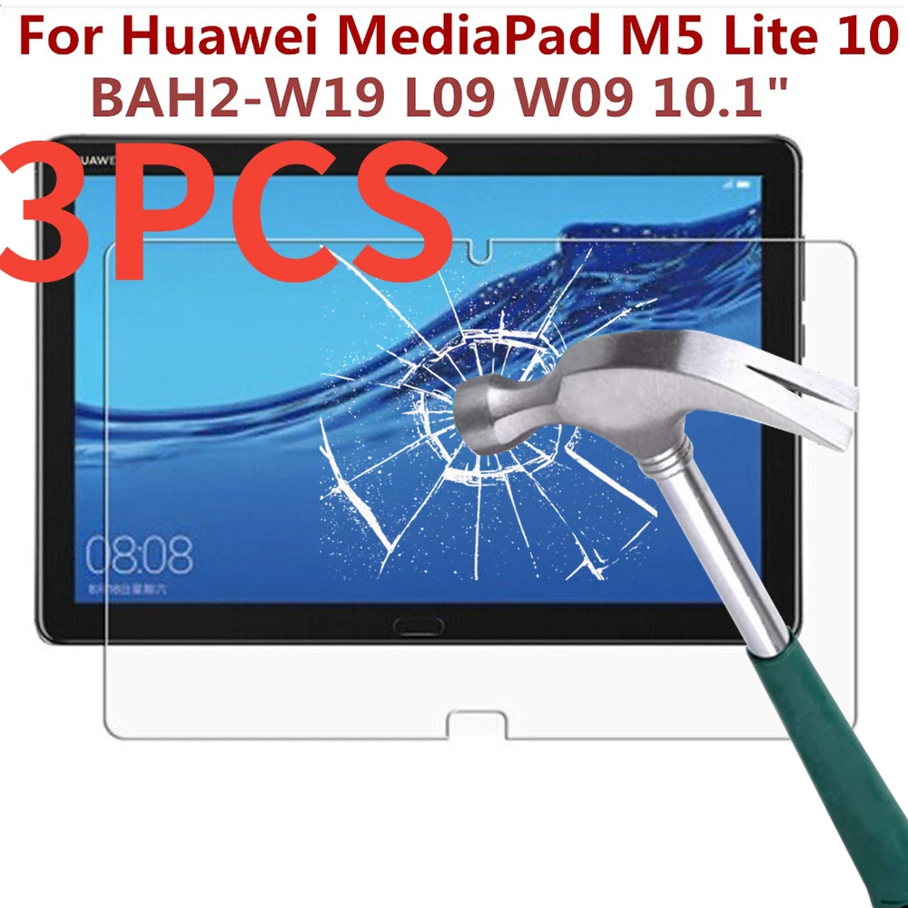 

Закаленное стекло для Huawei MediaPad M5 Lite 10, 3 шт.