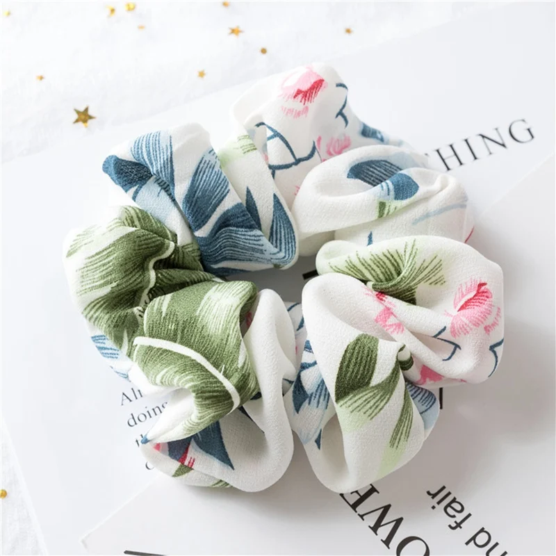 3 шт./лот новинка эластичная лента резинки кольцо для волос Цветочный свежий