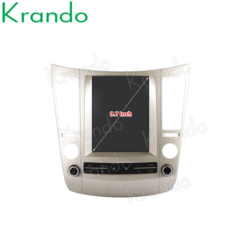 

Krando Android 9.0 4G 64G 9.7 inch Tesla Style car radio For Hyundai Veracruz 2007-2012 auto wireless carplay Multimedia Player