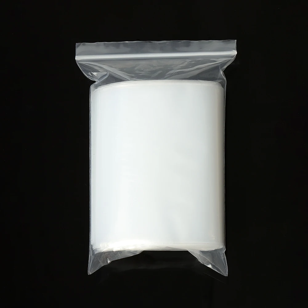100pcs Transparent Self Sealing Zip Zipper Lock Plastic Bags 4*6/5*7/6*8/7*10cm Clear Ziplock Bags for Jewelry Packaging Bag