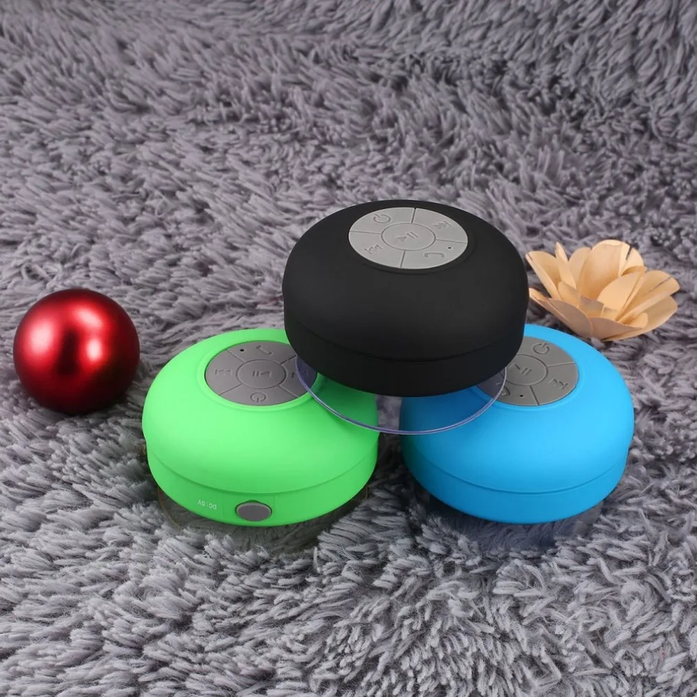 

Mini Bluetooth Speaker Portable Waterproof Wireless Handsfree Speakers, For Showers, Bathroom, Pool, Car, Beach & Outdo