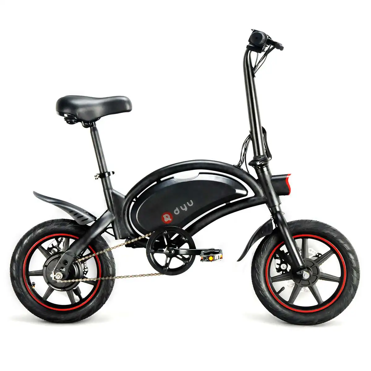 [EU Direct] DYU складной электровелосипед 36В 250Вт 10ач мопед E Bike 14 дюймовый толстой шины