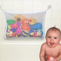baby bath net suction storage folding hanging mesh net bag eco friendly bathroom shower toy organizer fun time bath tub toys
