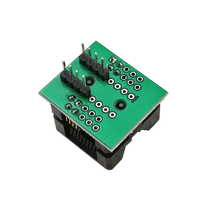 SOIC8 SOP8 К DIP8 широкое сиденье 150/200 мил программист адаптер гнездо синий SA602 IC Тест