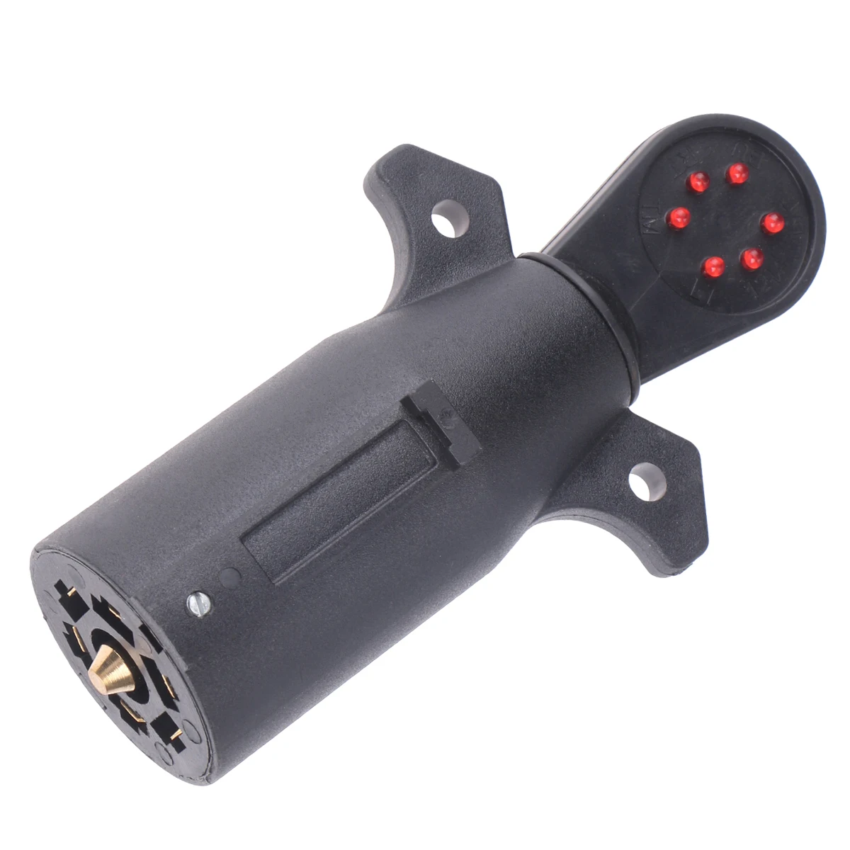 7 ходовой тестер цепи проводсветильник прицепа Круглый адаптер штырьковый