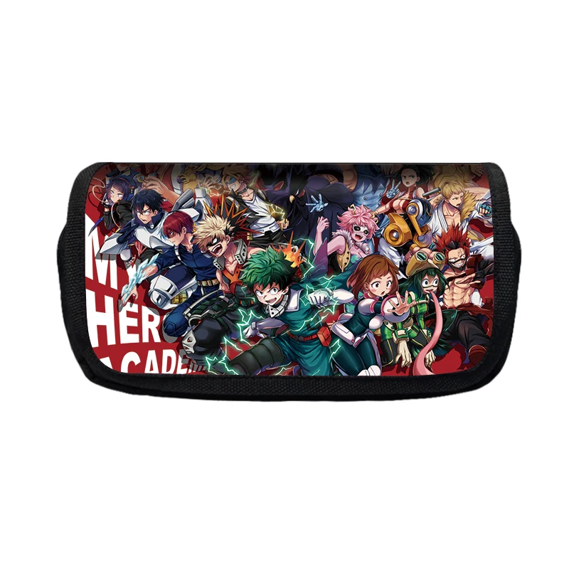 

Anime Boku No Hero Academia Boys Girls Cartoon Polyester Pencil Case Bag School Pouches Children Pen Bag Kids Purse Wallet