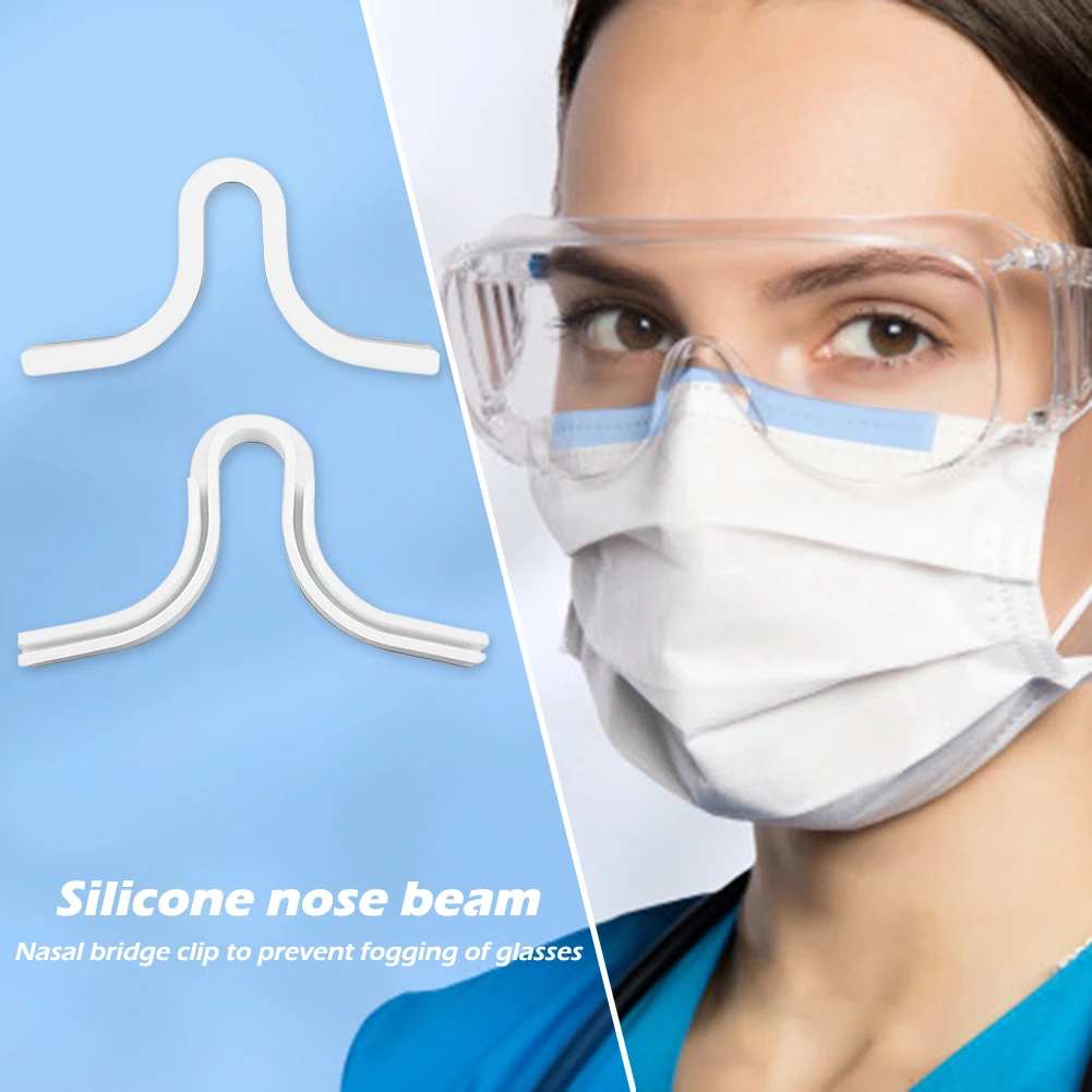 

Anti-Fogging Nose Bridge Clip Nose Pad Mask Clamp Support Mask Holder Bracket for Personal Nose Healthy Protection Part