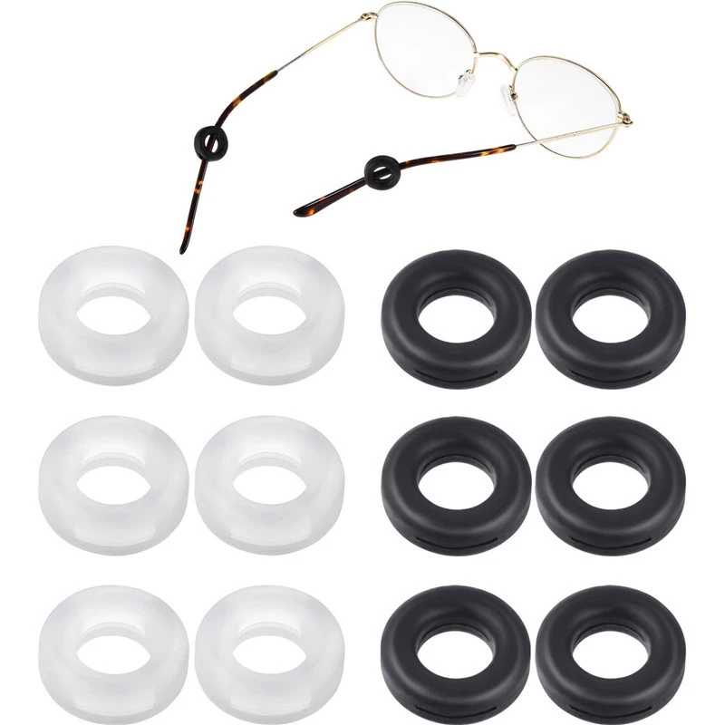 

Eyeglass Temple Tips Sleeve Retainer Silicone Anti-slip Holder Elastic Comfort Glasses Ear Hook FS99