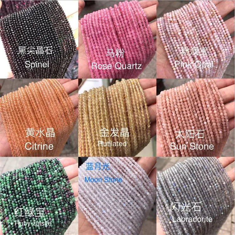 

Бусины Из Лабрадорита, яшпера, агата, лазурита, амазонита, 15 дюймов, 2 мм, 3 мм