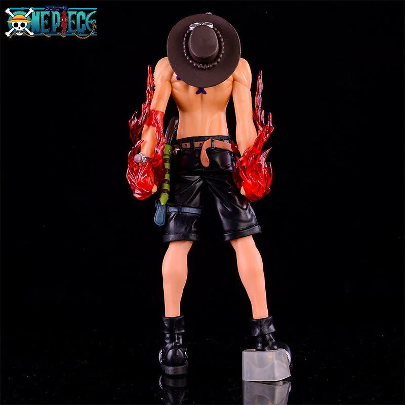 Аниме One Piece Figma Portgas D Ace пожарный кулак Боевая экшн-фигурка Gk Juguetes фигурка