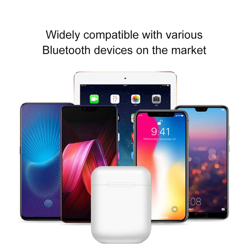 I11 TWS беспроводные наушники Bluetooth 5 0 Спортивная гарнитура для Iphone двойные динамики