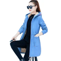 trending products 2021 women winter coat padded womens short winter jacket new add wool embroidered tops quality assurance
