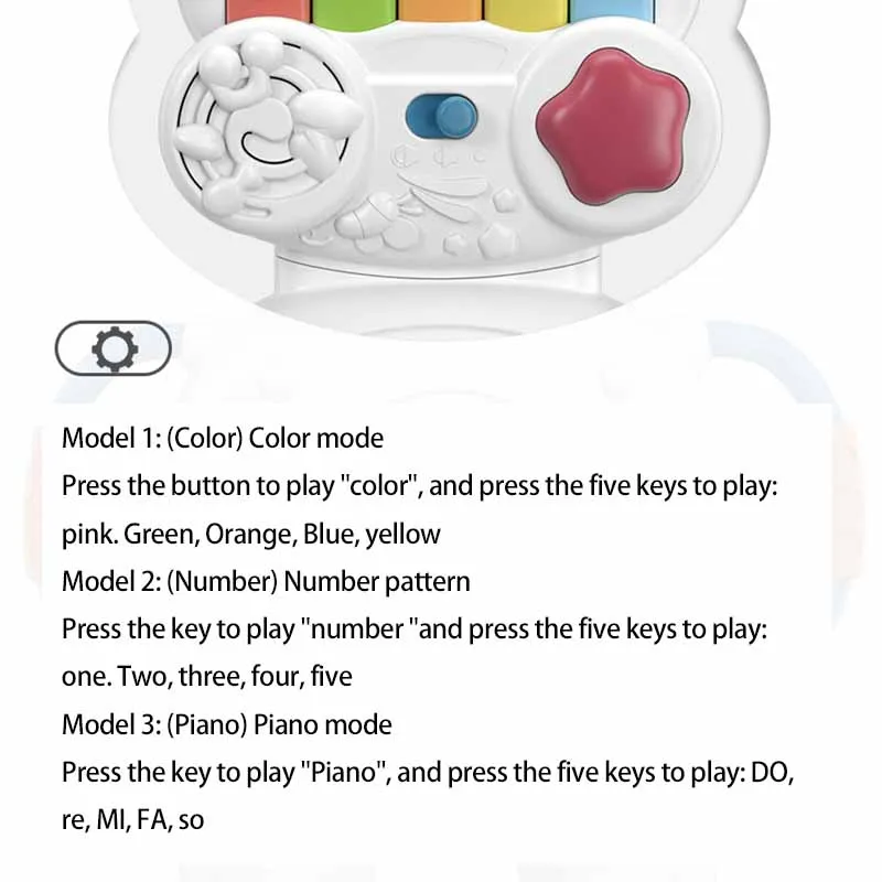 

Kids Educational Toys Multifunctional Musical Toys Robot Piano Music Light Baby Toy Kids Musical Instruments Toy Christmas Gifts