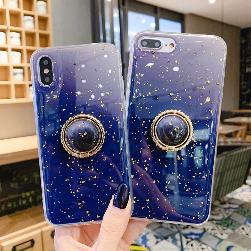 360 металлическое кольцо на палец + чехол из фольги для Iphone 11 Pro Max XR XS MAX X 8 7 6