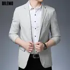 Высококачественный новый дизайнерский брендовый Повседневный модный пиджак, Костюмный пиджак в итальянском стиле, модная мужская одежда стандартного кроя