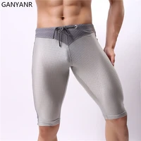 ganyanr men running tights compression shorts leggings sportswear gym fitness sport basketball yoga training athletic jogging