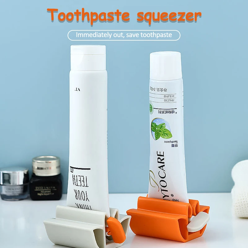 

1pc Multi-Function Toothpaste Squeeze Facial Cleanser Squeeze Toothpaste Clip Clean Supplies Toothpaste Companion Squeezer