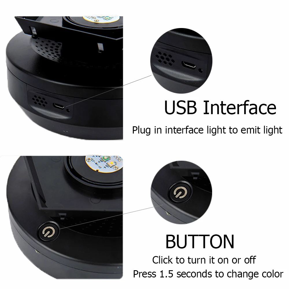

Star Projector Galaxy Lamp Starry Sky Night Light Led Table Lamp Space lighting Room Planetary Nightlight Planetar Gift For Kids