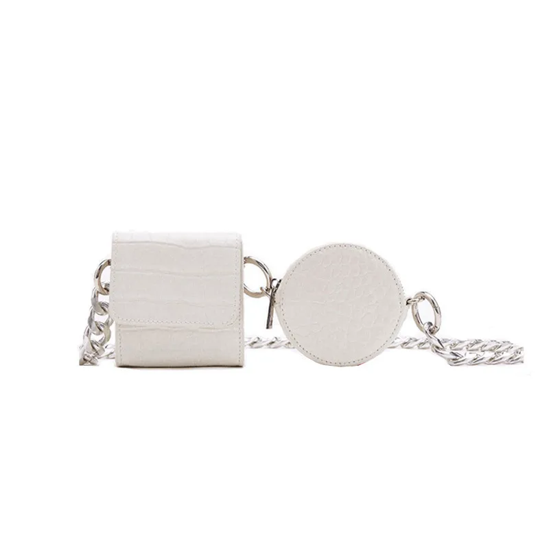 

2021 new bag with money in one multi-function miniature chest package chain parcel aslant package