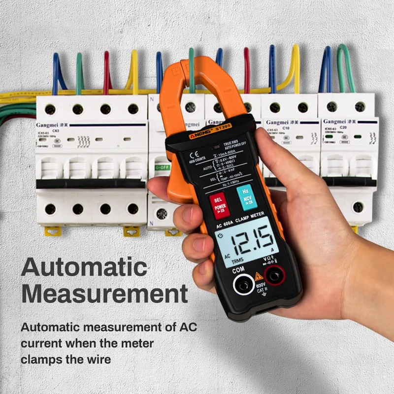 Digital Multimeter AC/DC Voltage Electronic Ammeter Voltmeter Ohmmeter With Temperature Tester Handheld Portable Clamp Meter | Инструменты
