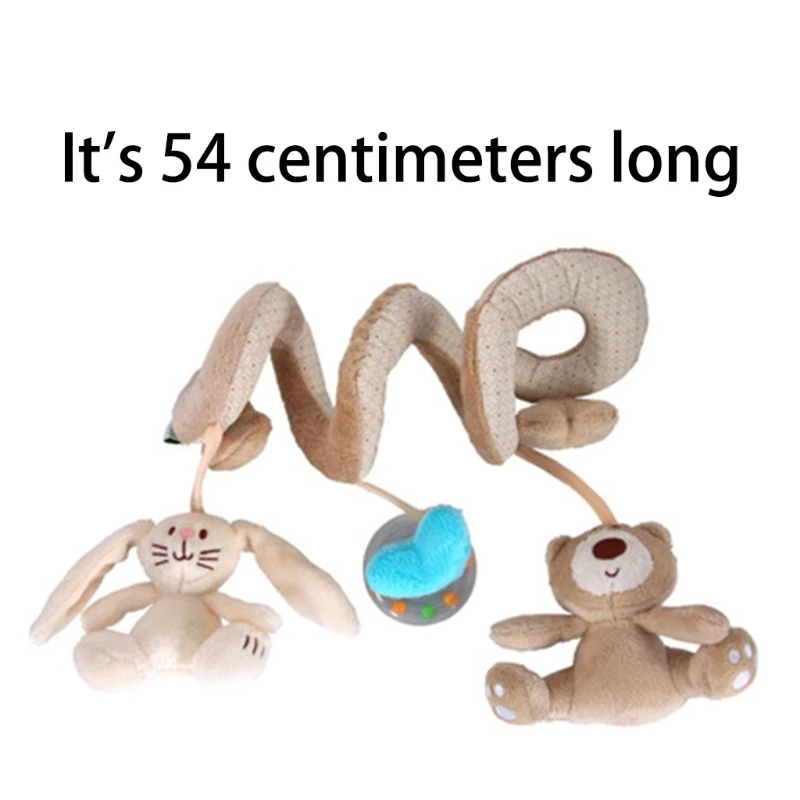 

Baby Boys Girls Education Toy Soundable Music Rattle Ball for Baby Developmental Soft Cotton Plush Shaking Bell Crib Toy