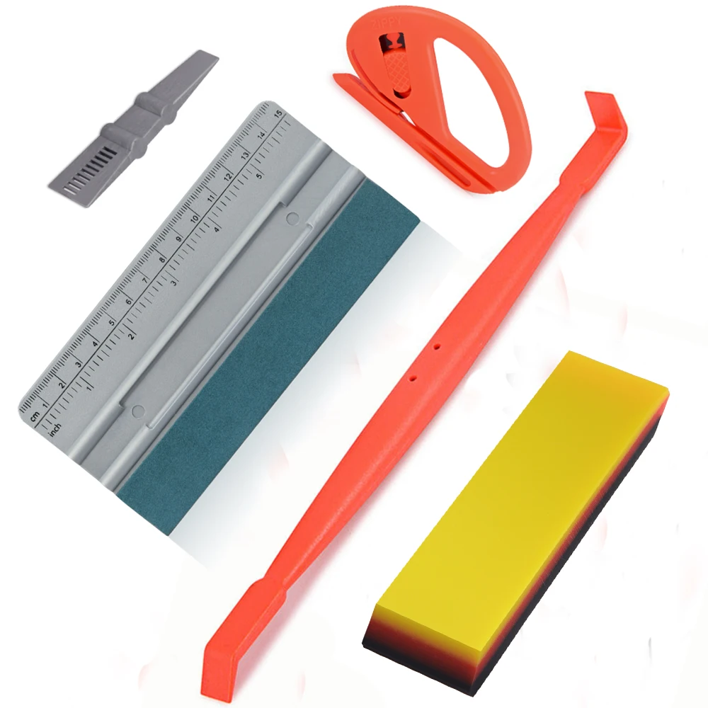 

Набор виниловых упаковочных инструментов для EHDIS, наклейки из углеродного волокна, наклейки на лист, весы, автомобильный скребк, оконный оттенок, 2в1, термополиуретановый скребок для скребков