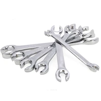 6pc6 21mm oil pipe flare nut wrench spanner set of keys multitools full polish high torque hand tool brake wrench for car repair