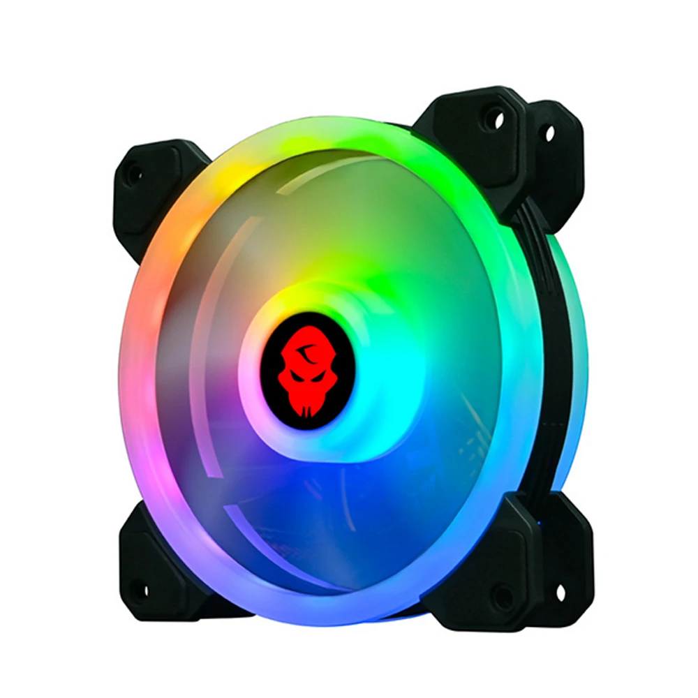 Светодиодный чехол вентилятор 120 мм бесшумный рукав Bearing2pin Настольный ПК