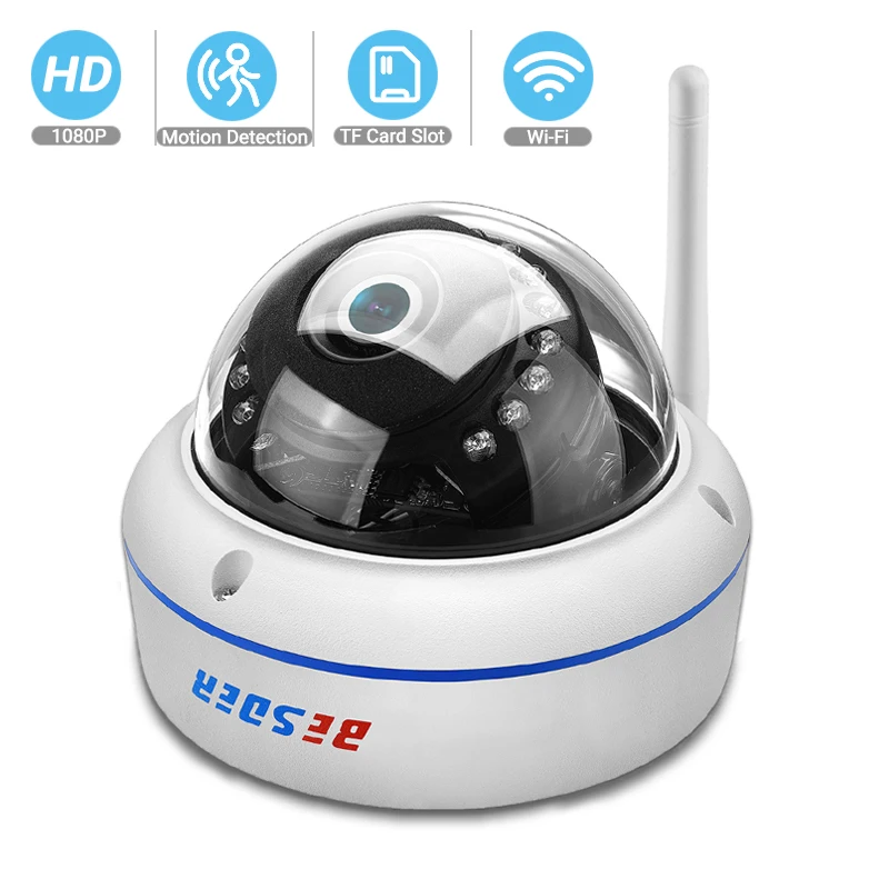 Besder Full HD 1080P Беспроводная ip-камера HD 720P 960P P2P Обнаружение движения Wifi и Проводная камера видеонаблюдения IP с TF слотом для карт P2P Yoosee