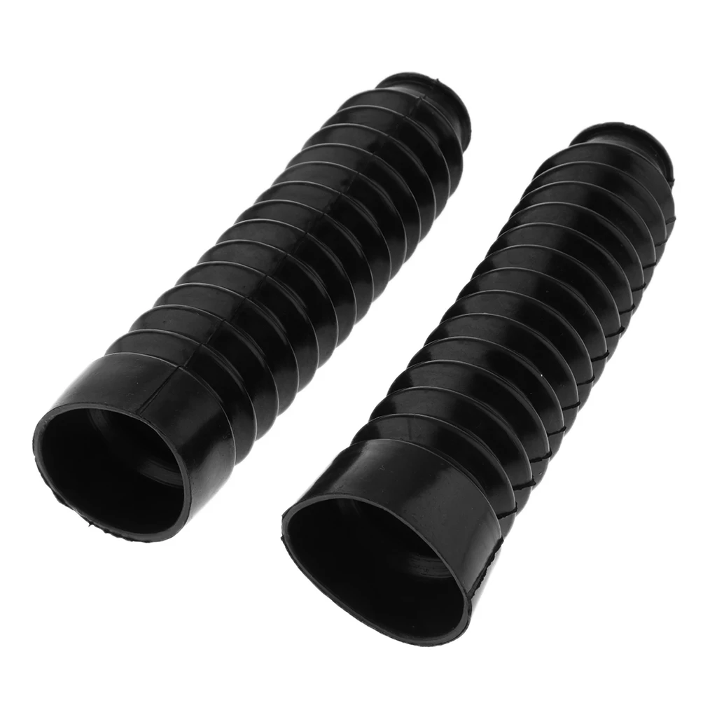 2 шт передняя вилка мотоциклетная Пылезащитная крышка Гетры сапоги черные