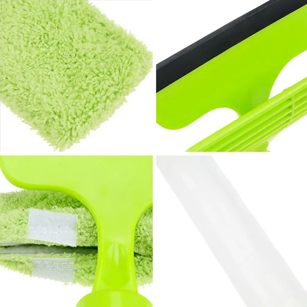 

Glass Cleaning Brush Squeegees Two-Sided With Watering Pot For Windows Doors Mirrors Home Wipe Glass Window Tool
