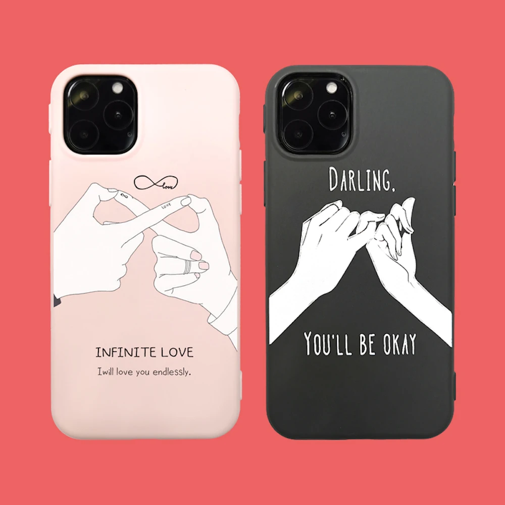 Brand NEW Cute Promise Lover Soft Case for iPhone 11 11Pro 11ProMax X Xs XR XsMax 8Plus 8 7Plus 7 6 6s Plus Phone Cover Coque SP | Мобильные