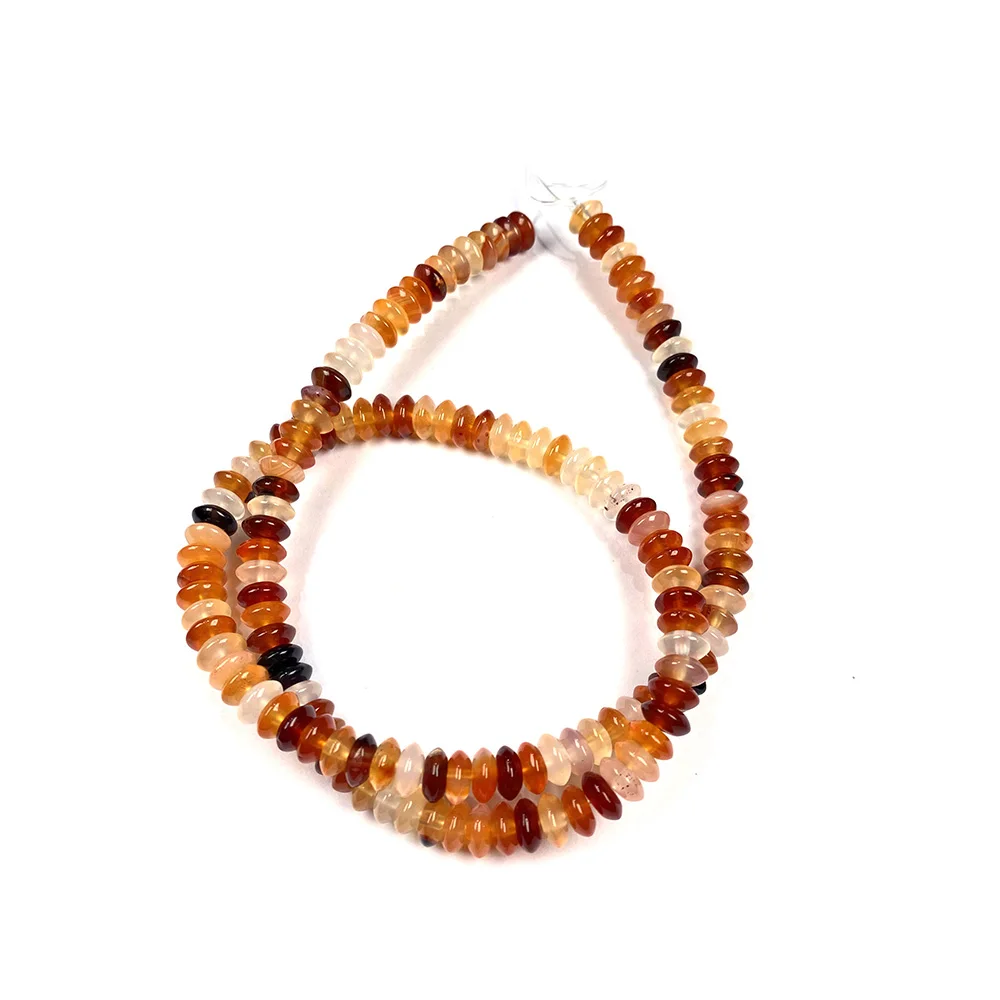 

Natural Stone Beads Agates Yellow Jades Sodalite Bead Abacus Loose Beads for Jewelry Making Necklace DIY Bracelet Size 3x6mm