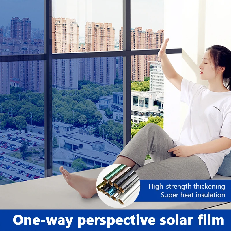 Топ односторонняя зеркальная оконная пленка виниловая самоклеящаяся