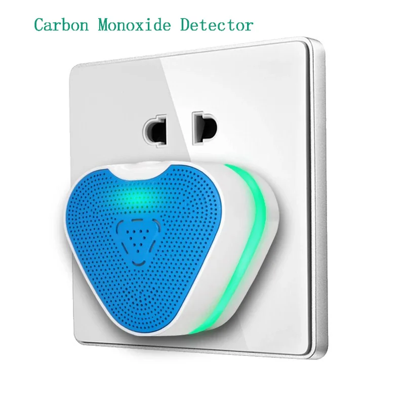 Digital Mini Kitchen Carbon Monoxide Detector Smart Home Poisoning Smoke Alarm Gas Liquefied Co Leakage Tester Voice Warn Sensor