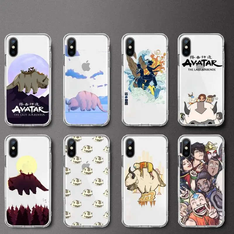 

Avatar the Last Airbender clear anime Phone Case Transparent soft For iphone 12 11 13 7 8 6 s plus x xs xr pro max mini