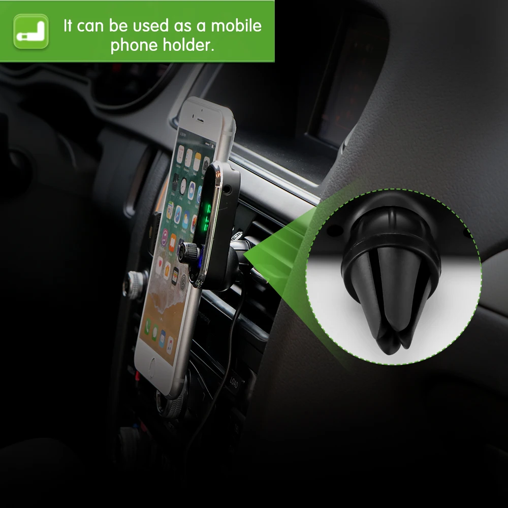 Многофункциональное зарядное устройство для телефона быстрое USB FM-передатчик