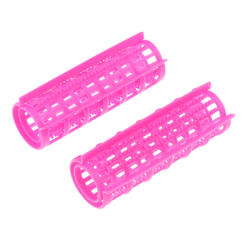

12Pcs/set Plastic Portable Travel Hair Curlers Clips for Thin, Short, Fine Hair & Bangs for Ladies Women Girls