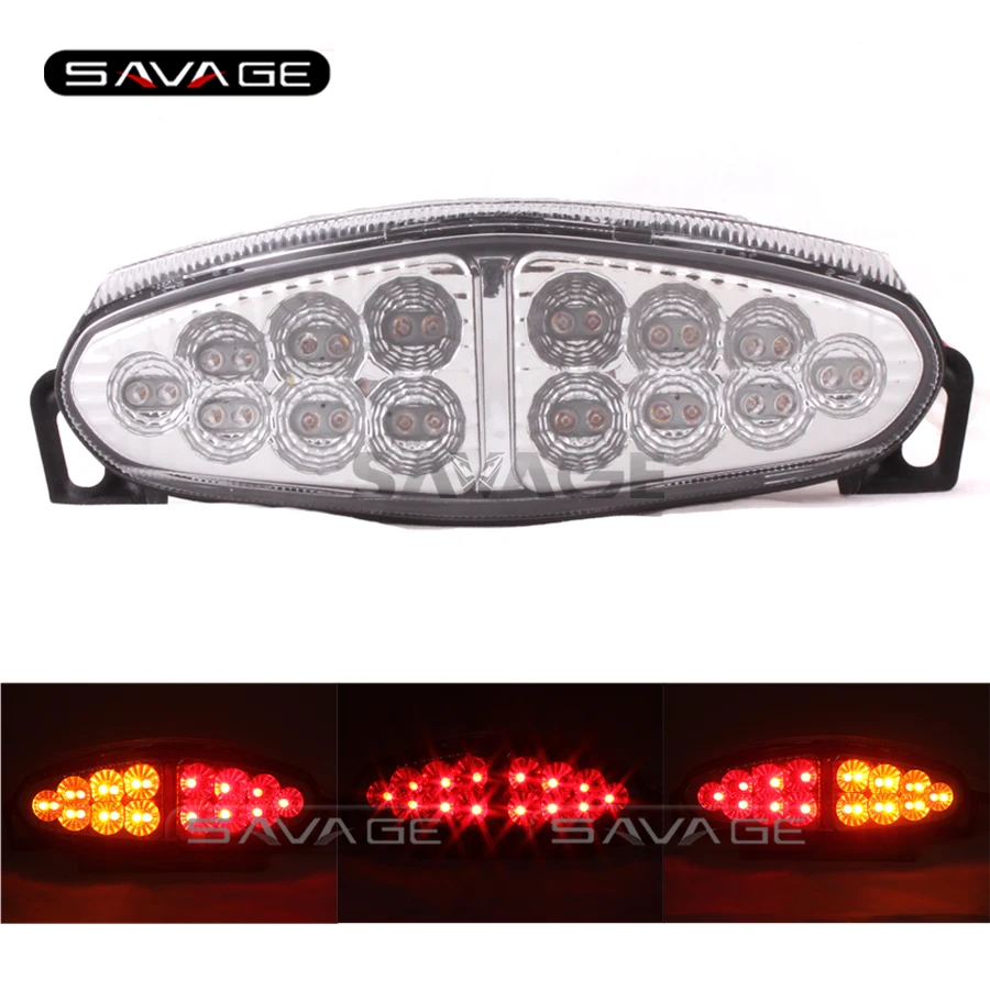 Светодиодный задний фонарь светильник поворотник со встроенной лампой для KAWASAKI