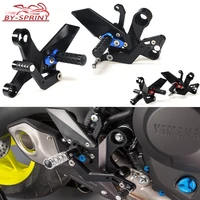 motorcycle for yamaha mt 09 mt09 mt09 2013 2018 accessories one pair footrest rear sets adjustable rearset foot pegs pedal set