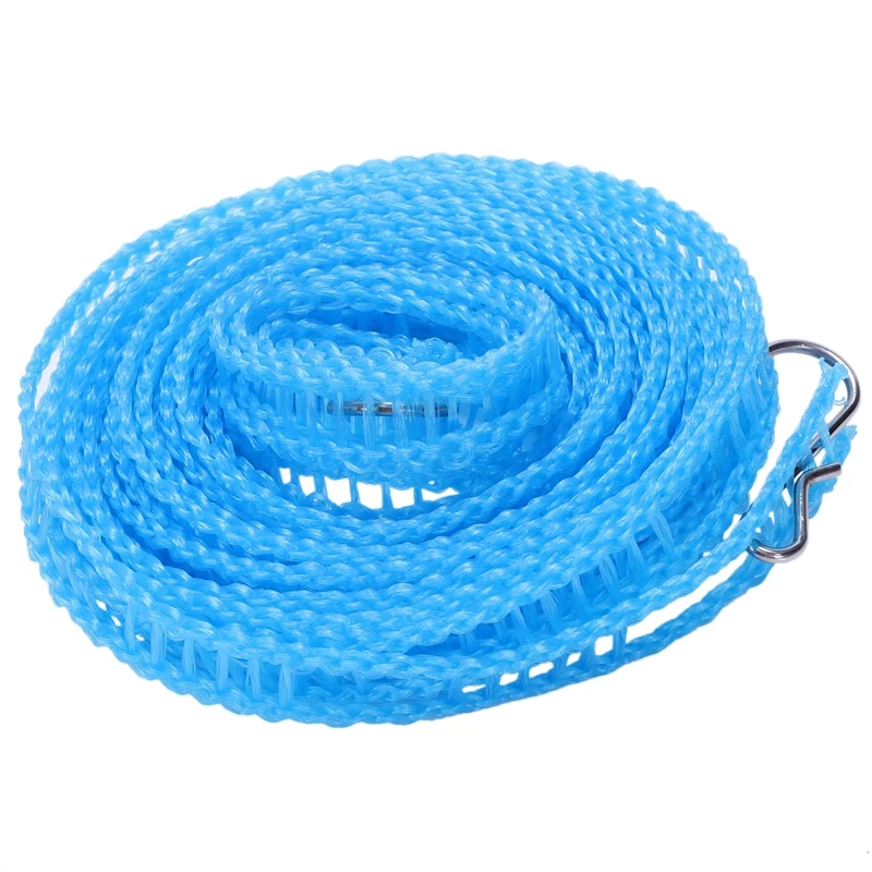 

House Laundry Nylon String Clothesline 5 Meters Clothes Line Rope Blue