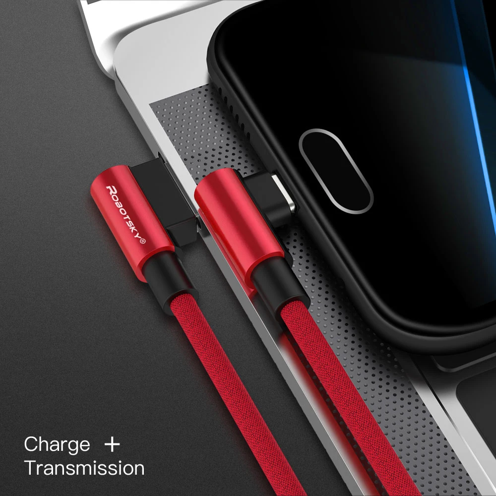 90 градусов USB Type C кабель для Samsung S10 S20 быстрой зарядки c Huawei Xiaomi Redmi Note 9S | Мобильные